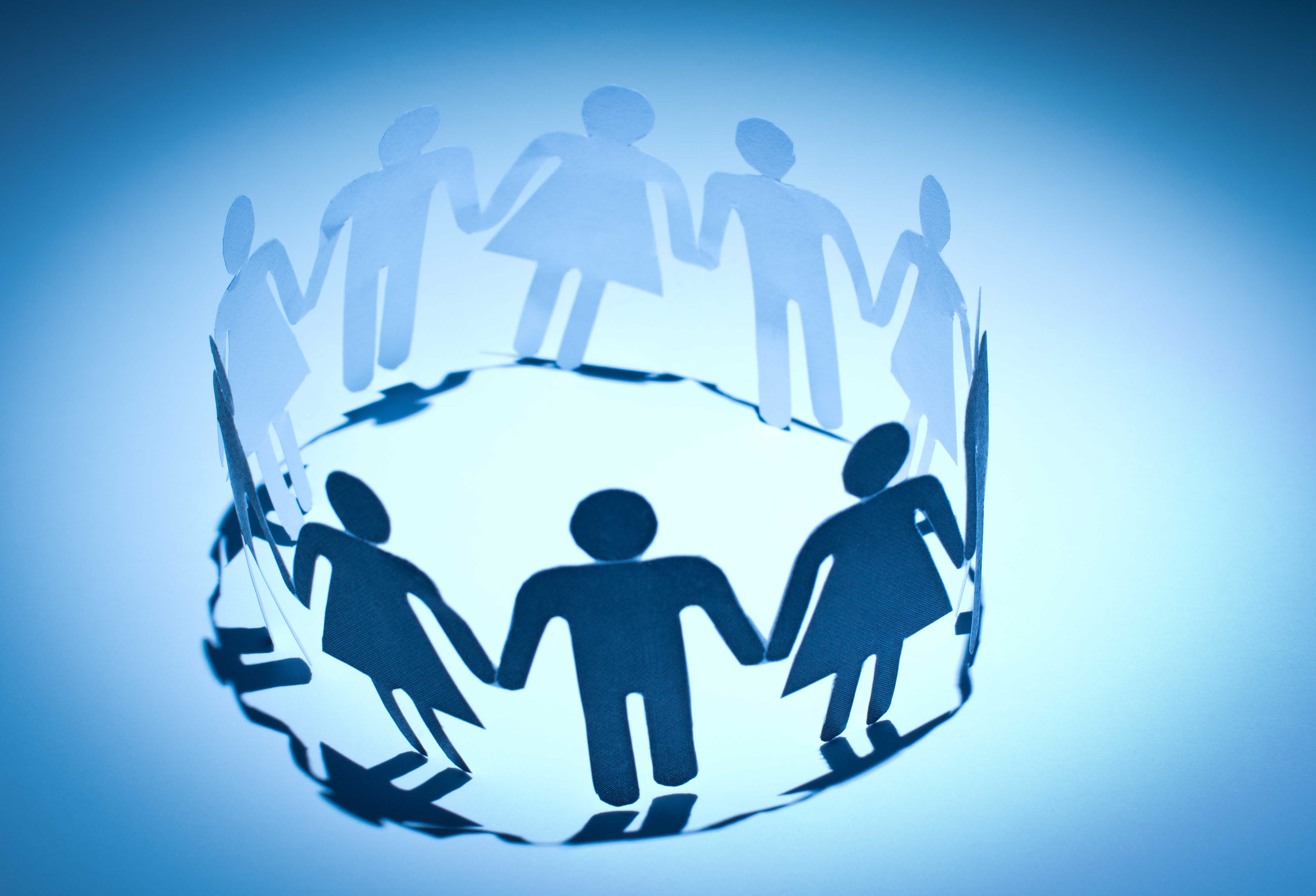 Mennesker i rundkreds