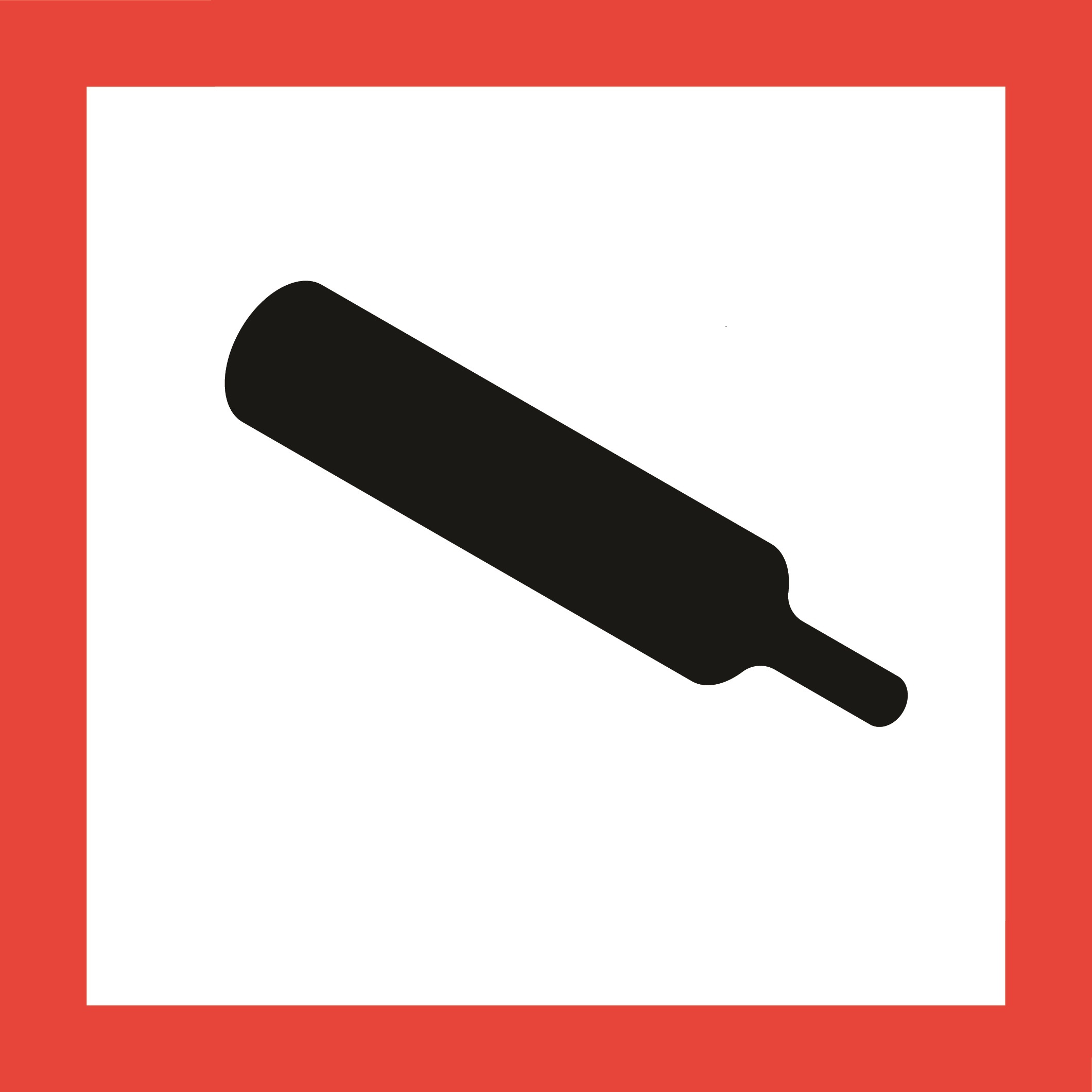 Faresymbol - Gasser under tryk