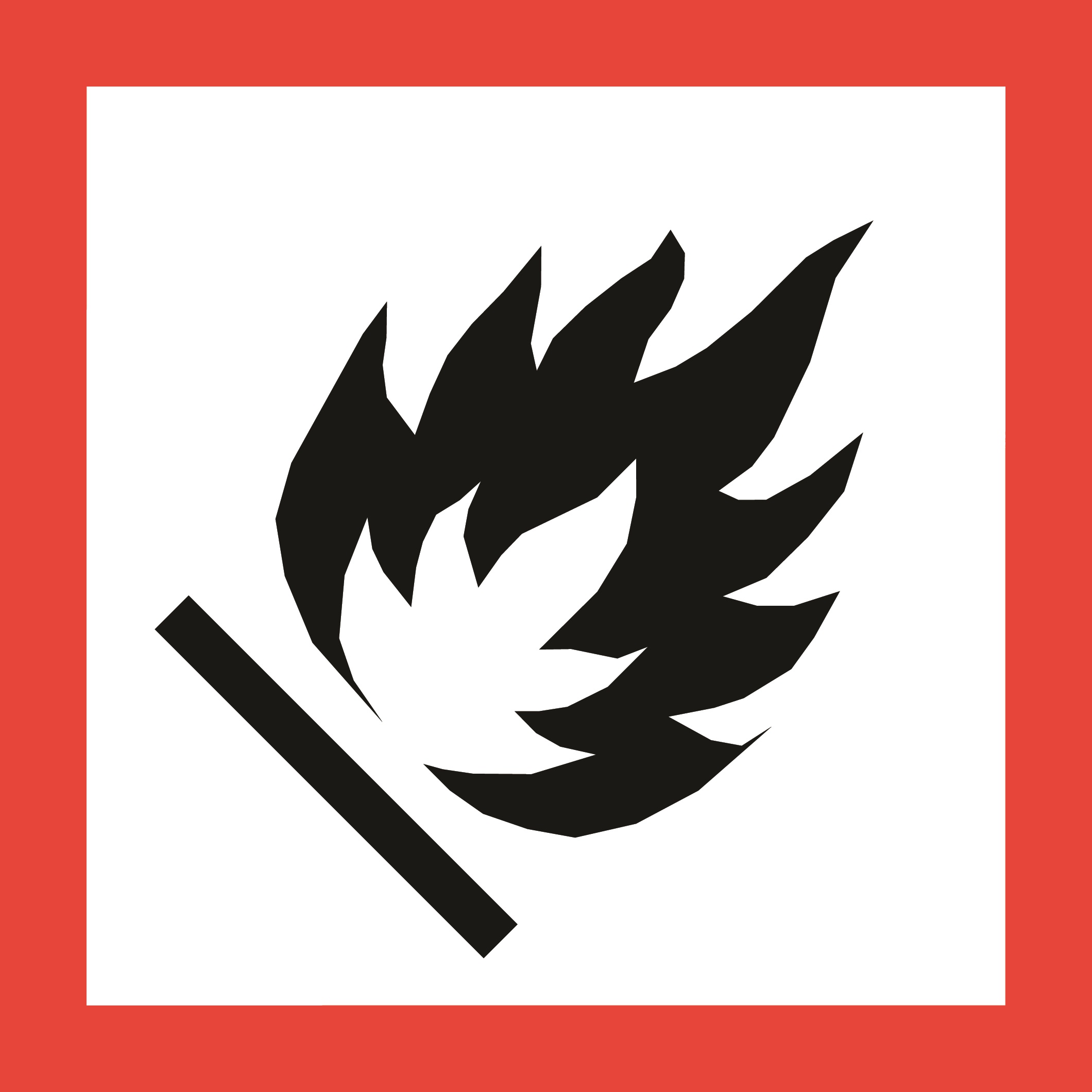 Faresymbol - Brandfarlig