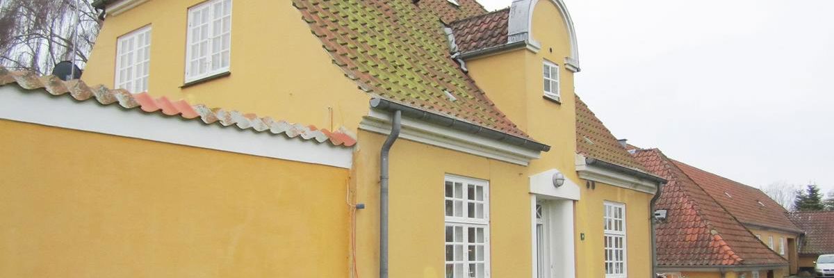 Grønnehaven (et gulkalket hus) set udefra