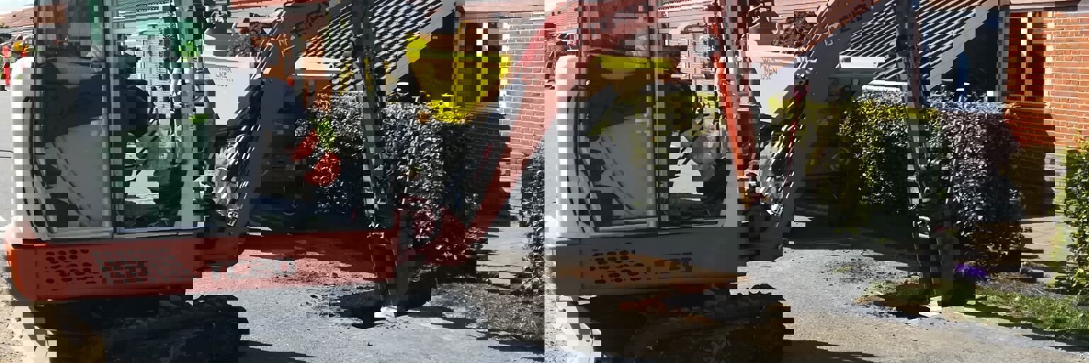 Bolig tilsluttes til fjernvarme