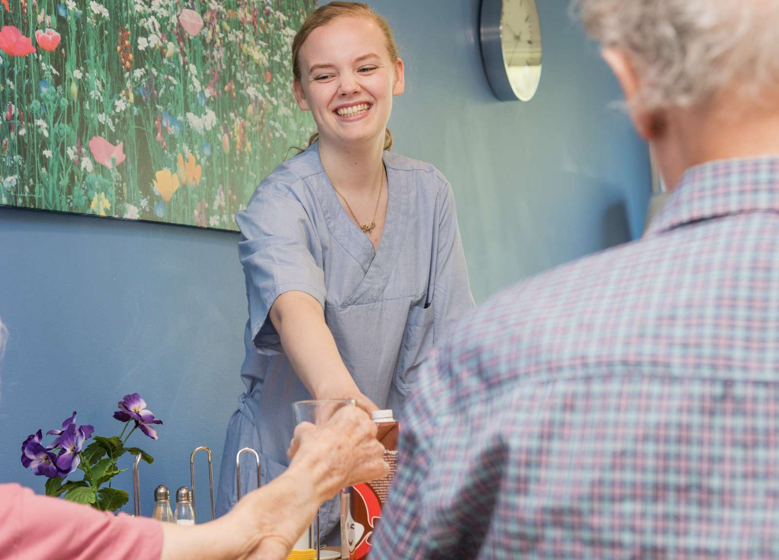 Medarbejder på plejecenter