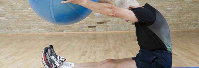 Træning med stor bold